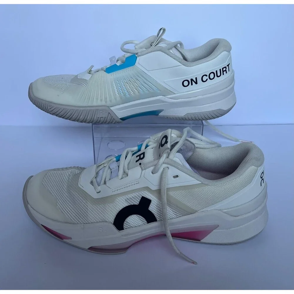On Cloud Roger Pro Fire Tennis Shoes White US 9 EU 41 Women's Sneakers